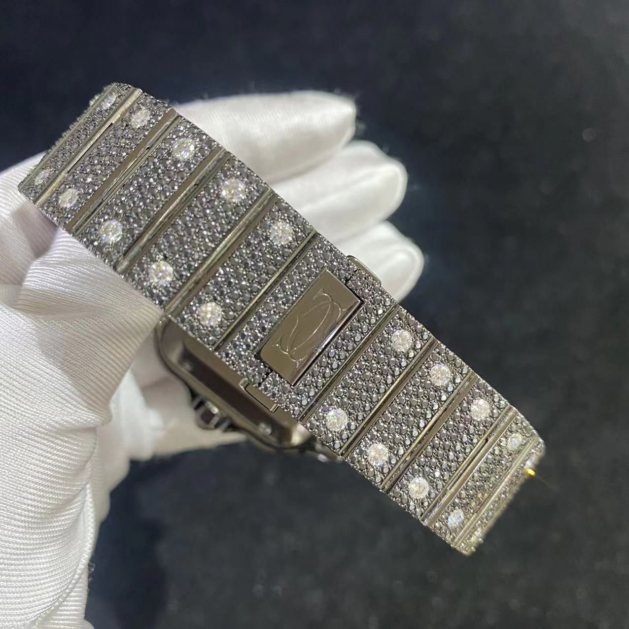 CARTIER MOISSANITE WATCH