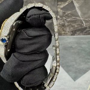 CARTIER MOISSANITE WATCH