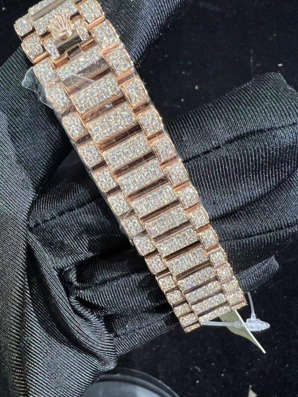 MOISSANITE ROLEX DAY DATE