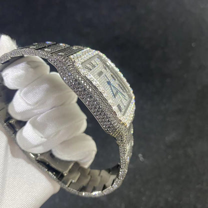CARTIER MOISSANITE WATCH
