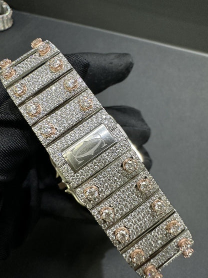 CARTIER MOISSANITE WATCH