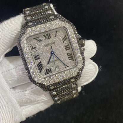 CARTIER MOISSANITE WATCH