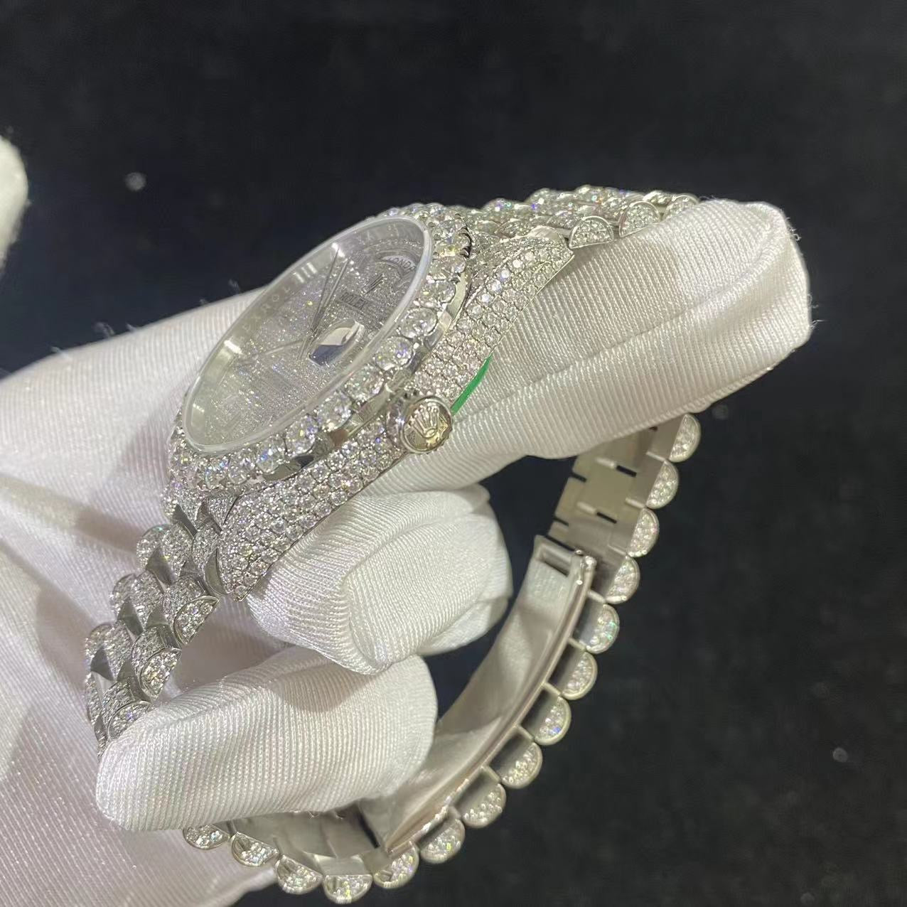 MOISSANITE ROLEX DAY DATE