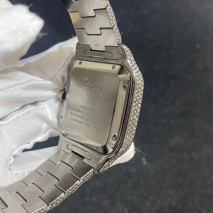 CARTIER MOISSANITE WATCH
