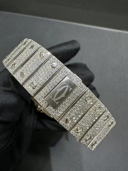 CARTIER MOISSANITE WATCH