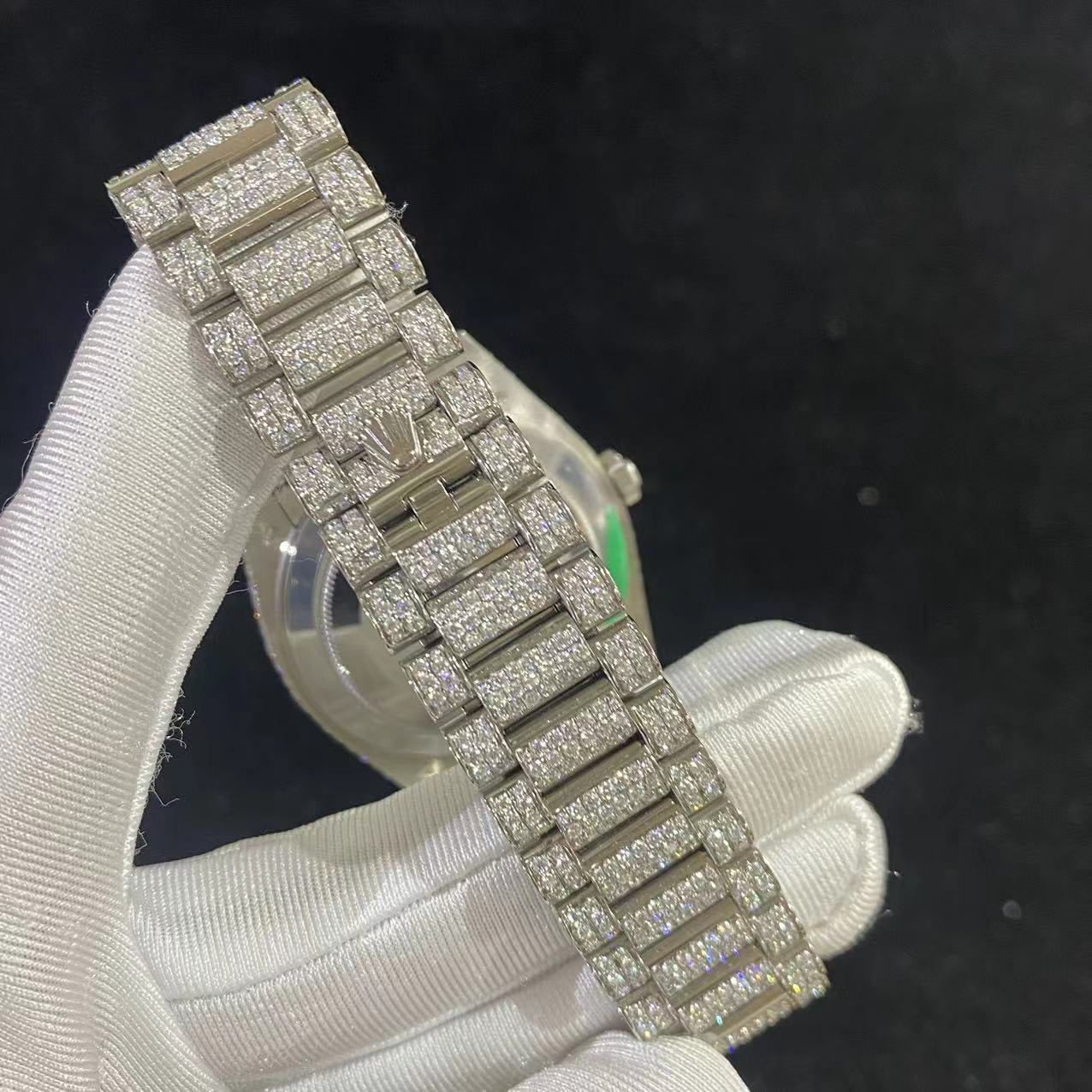 MOISSANITE ROLEX DAY DATE