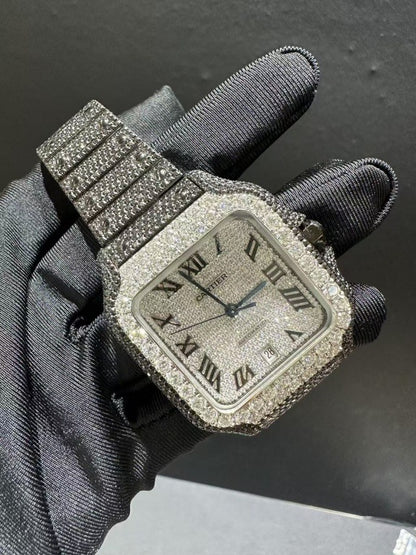 CARTIER MOISSANITE WATCH