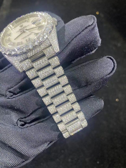MOISSANITE ROLEX DAY DATE