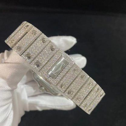 CARTIER SKELETON MOISSANITE WATCH