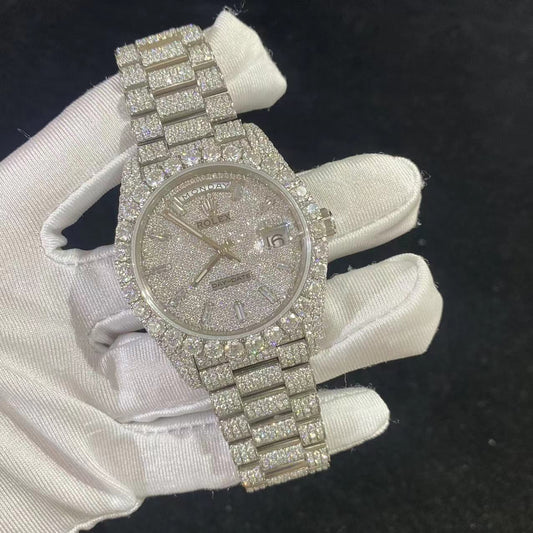 MOISSANITE ROLEX DAY DATE