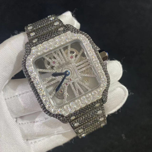 CARTIER MOISSANITE WATCH