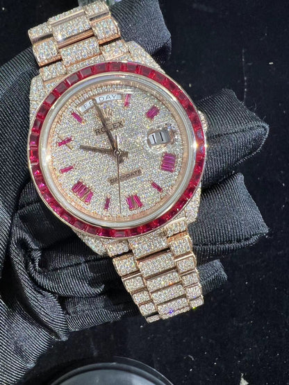 MOISSANITE ROLEX DAY DATE