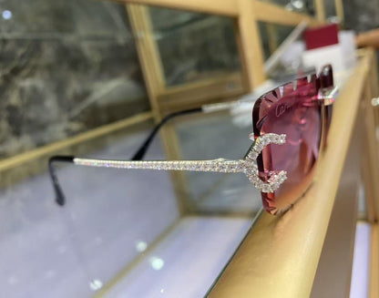 CARTIER DIAMOND GLASSES