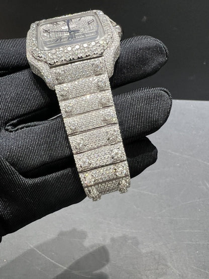 CARTIER MOISSANITE WATCH