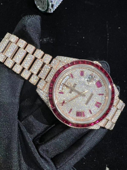 MOISSANITE ROLEX DAY DATE