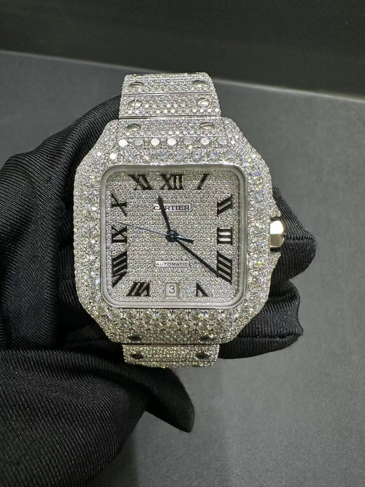 CARTIER MOISSANITE WATCH