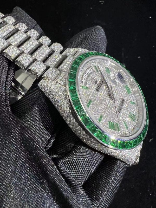 MOISSANITE ROLEX DAY DATE