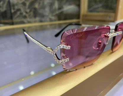 CARTIER DIAMOND GLASSES