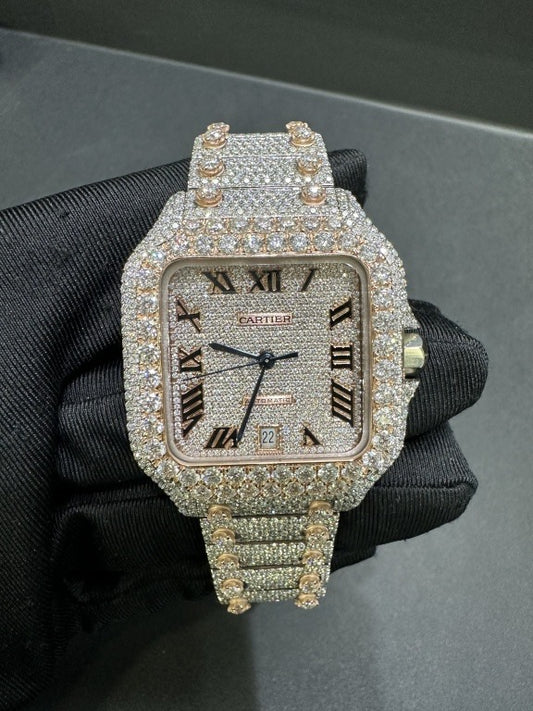 CARTIER MOISSANITE WATCH
