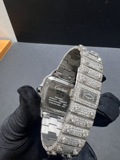 CARTIER MOISSANITE WATCH
