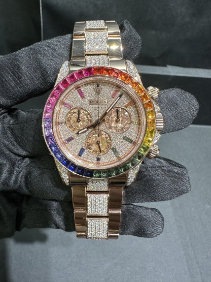ROLEX 116595 WITH DIAMONDS