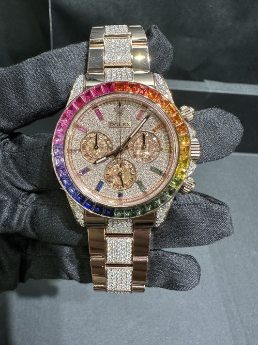 ROLEX 116595 WITH DIAMONDS
