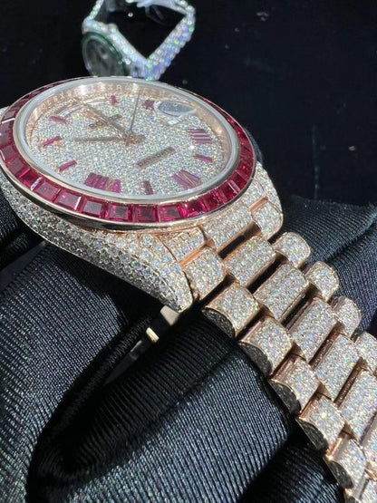 MOISSANITE ROLEX DAY DATE