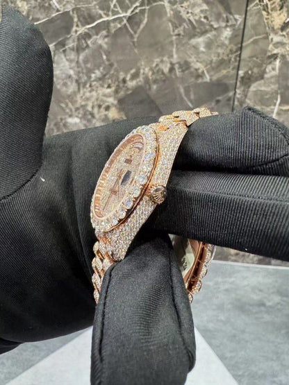 MOISSANITE ROLEX DAY DATE