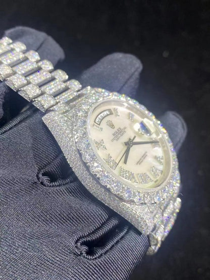 MOISSANITE ROLEX DAY DATE