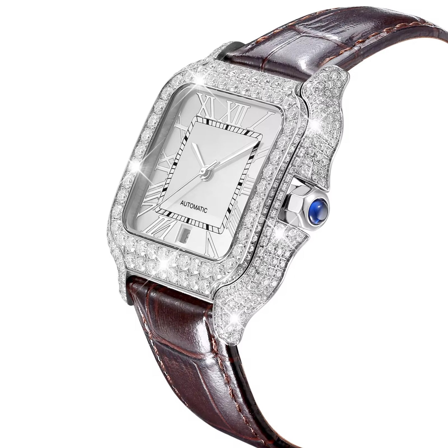 MOISSANITE WATCHES SANTOS